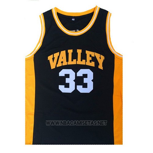 Camiseta Valley Larry Bird NO 33 Negro